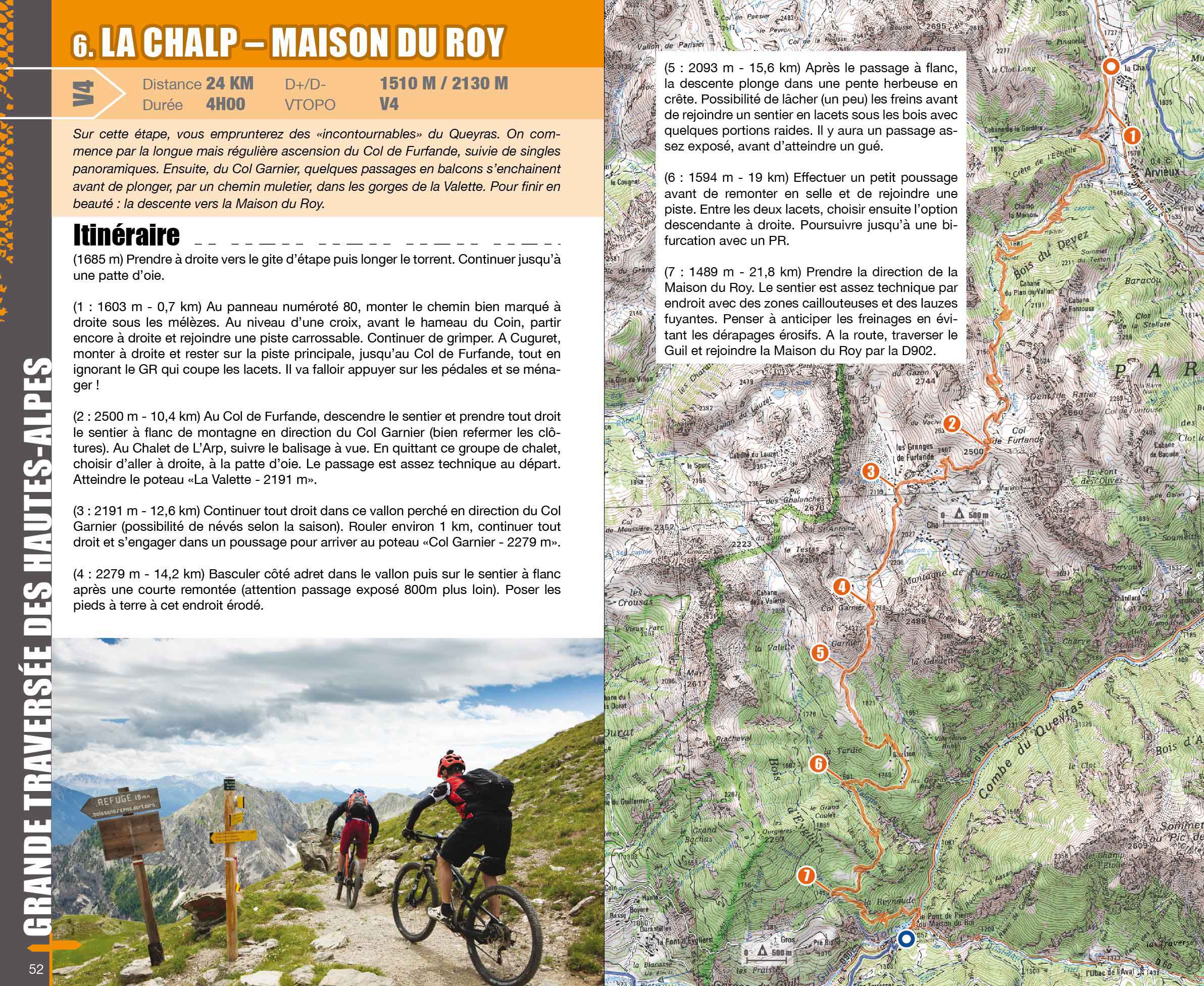 VTOPO VTT Itinérance Grande Traversée des Hautes-Alpes
